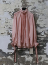 INTO THE EAST 25 Autumn/Winter Tie Silk Top Shirt/Embroidered Button Tussah Silk Vest/Shorts ITE-E1DGAW019PK20TP-FEN Shirt